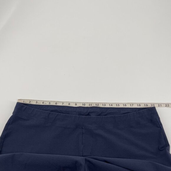 Eileen Fisher Blue Pull On Lounge Pants Womens Plus Size 2X Elastic Waist Casual - Picture 6 of 8